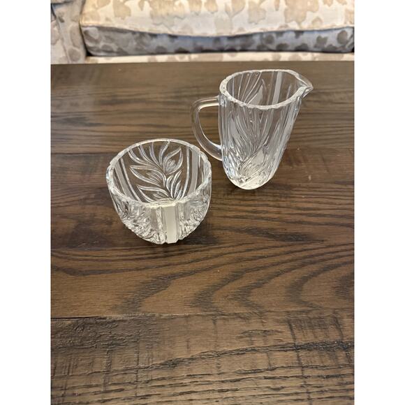 Euport Violetta Crystal Pitcher and Cup – 24% Lead, Made in Poland - Picture 1 of 10